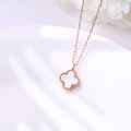 Women Necklace 18K Solid Gold Jewelry Real Diamond